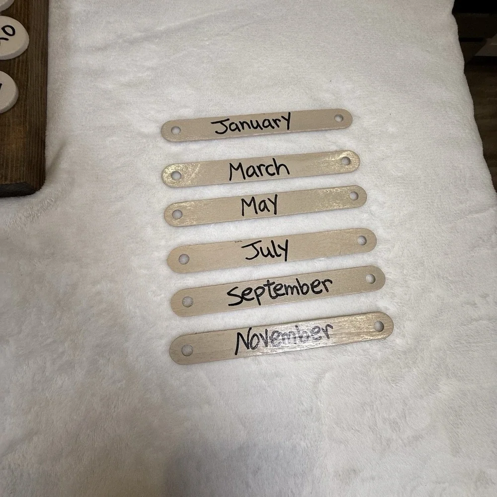 Handmade wooden perpetual